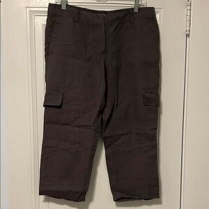 Eileen Fisher Women's Ankle Pants - Deep Brown